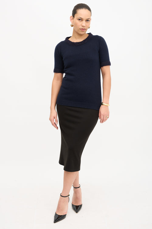 Prada Mohair Trimmed Sweater