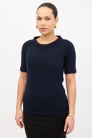 Prada Mohair Trimmed Sweater