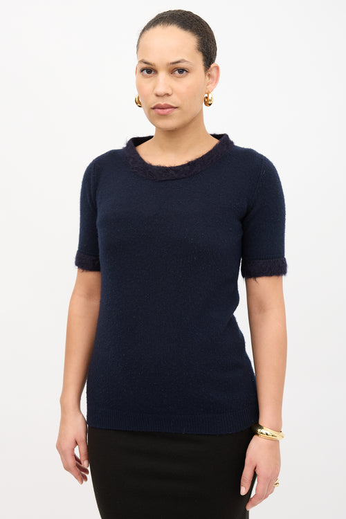 Prada Mohair Trimmed Sweater