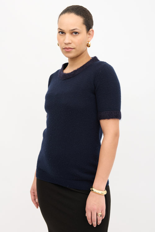 Prada Mohair Trimmed Sweater