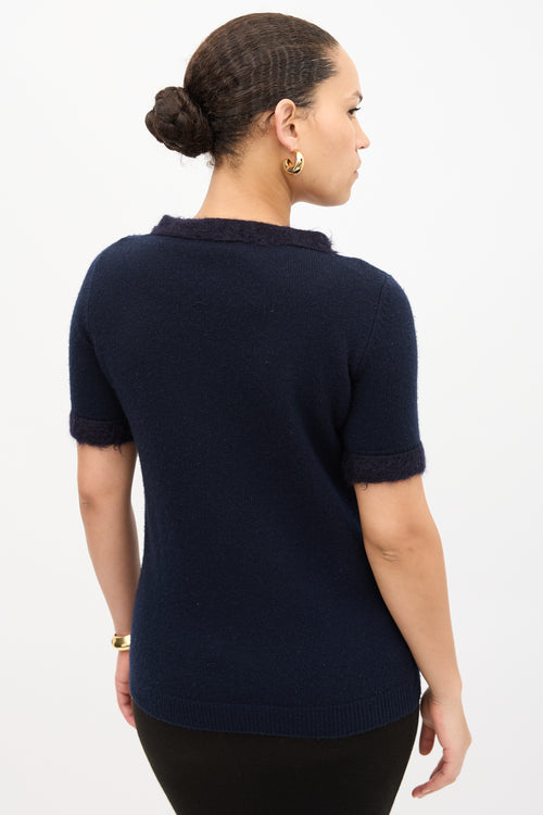 Prada Mohair Trimmed Sweater