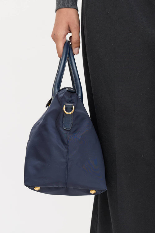 Prada Tessuto Nylon & Saffiano Tote