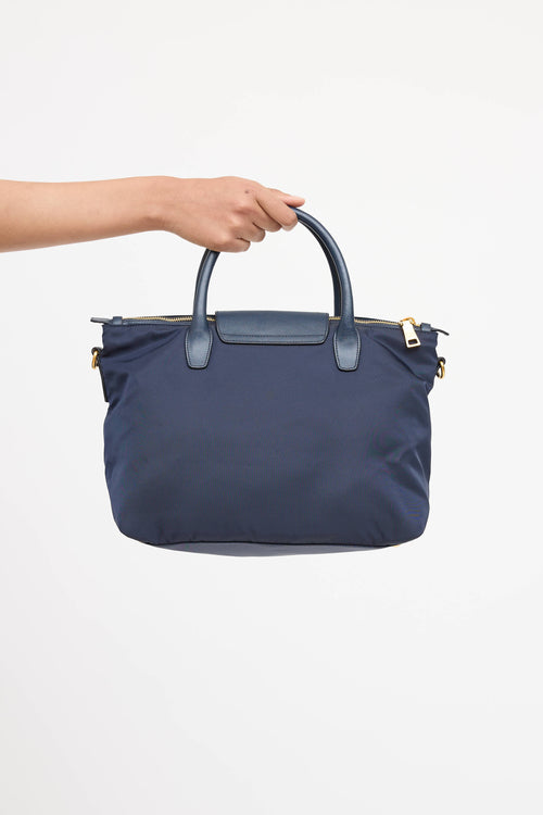 Prada Tessuto Nylon & Saffiano Tote