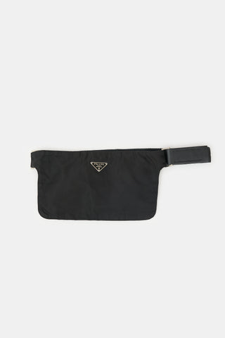 Prada Nylon Logo Belt Bag