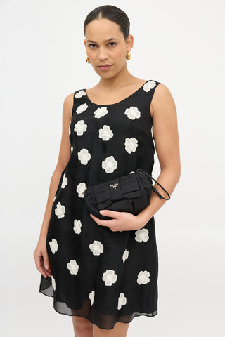 Prada Nylon Bow Wristlet Bag