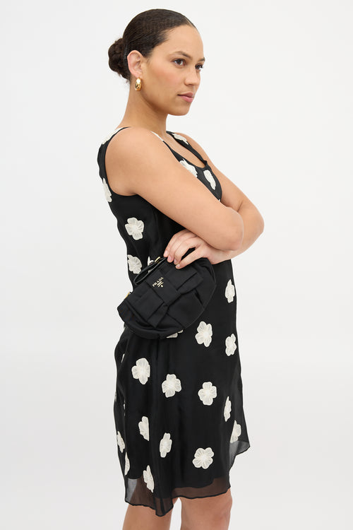 Prada Nylon Bow Wristlet Bag