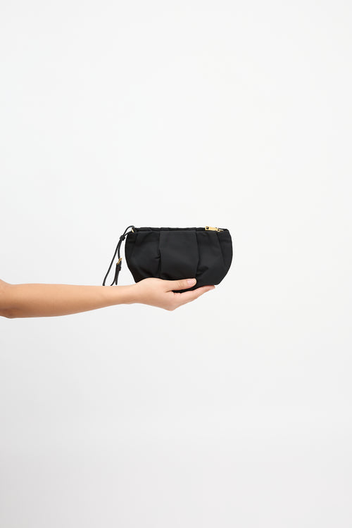 Prada Nylon Bow Wristlet Bag