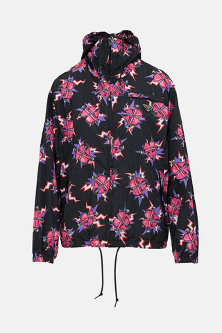 Prada 2019 Nylon Frankenstein Hooded Jacket