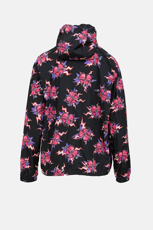 Prada 2019 Nylon Frankenstein Hooded Jacket