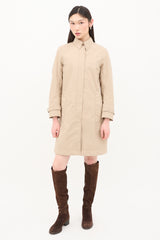 Prada Sport 2000s Kick Pleat Coat