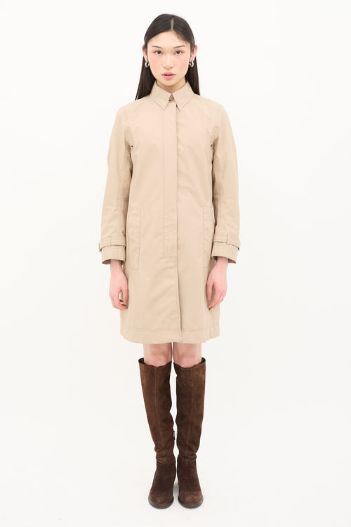 Prada Sport 2000s Kick Pleat Coat