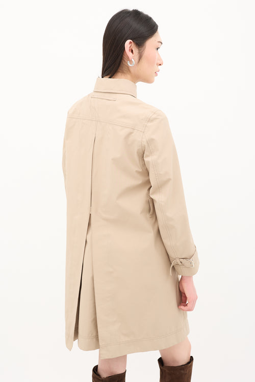 Prada Sport 2000s Kick Pleat Coat