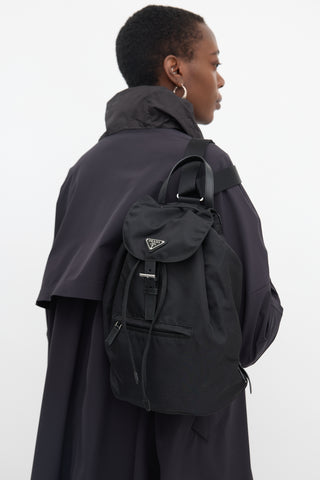 Prada Nylon Vela Backpack
