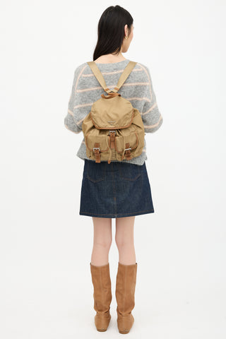 Prada Nylon Logo Backpack
