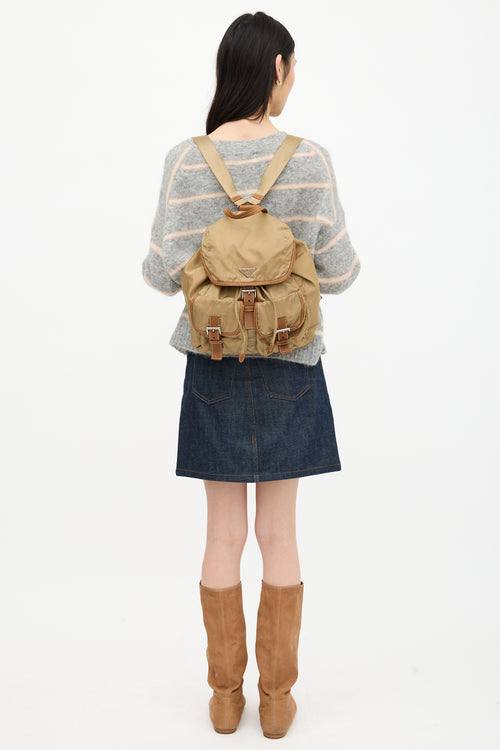 Prada Nylon Logo Backpack