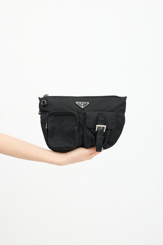 Prada Nylon Logo Belt Bag