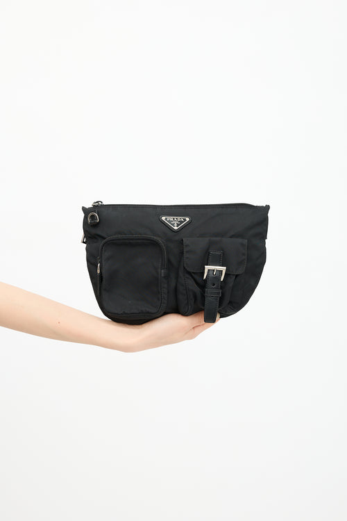 Prada Nylon Logo Belt Bag