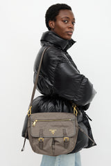 Prada Nylon Messenger Bag
