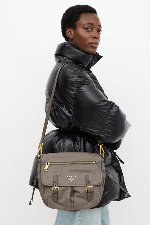 Prada Nylon Messenger Bag