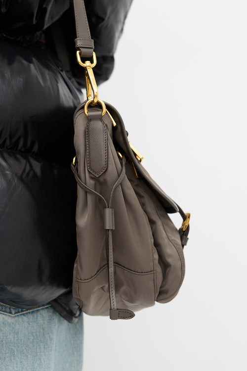 Prada Nylon Messenger Bag