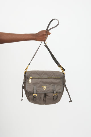 Prada Nylon Messenger Bag