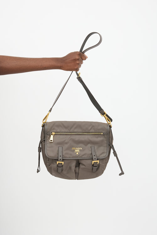 Prada Nylon Messenger Bag