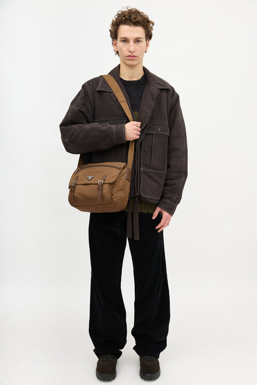Prada Tessuto Nylon Messenger Bag