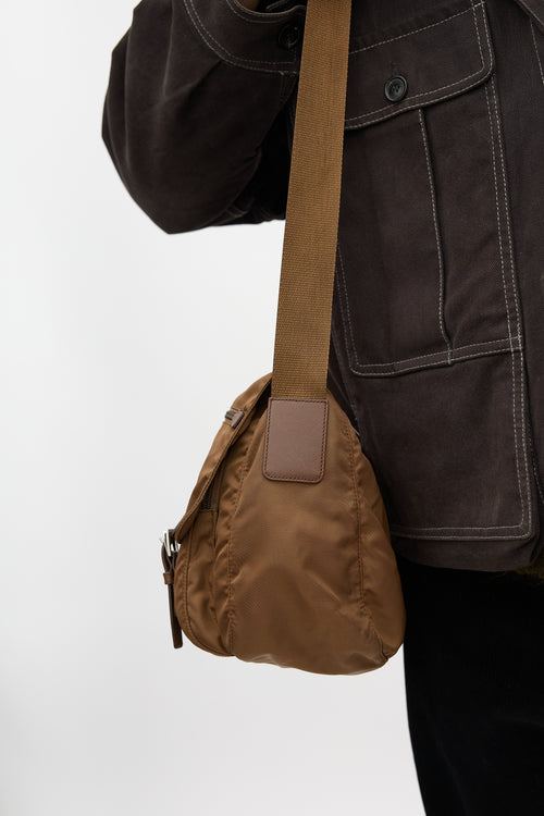 Prada Tessuto Nylon Messenger Bag