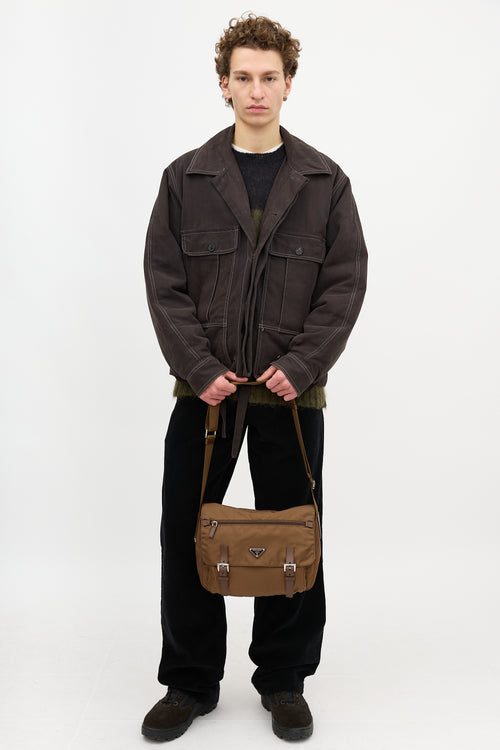Prada Tessuto Nylon Messenger Bag