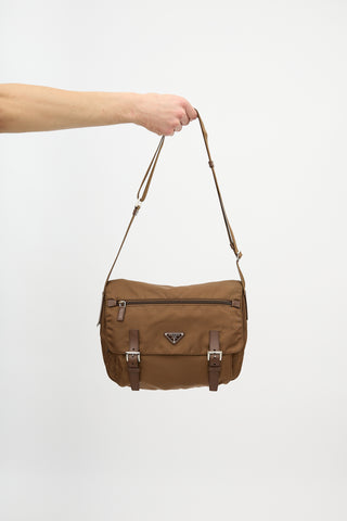 Prada Tessuto Nylon Messenger Bag
