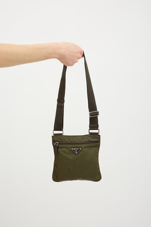 Prada Nylon Messenger Bag