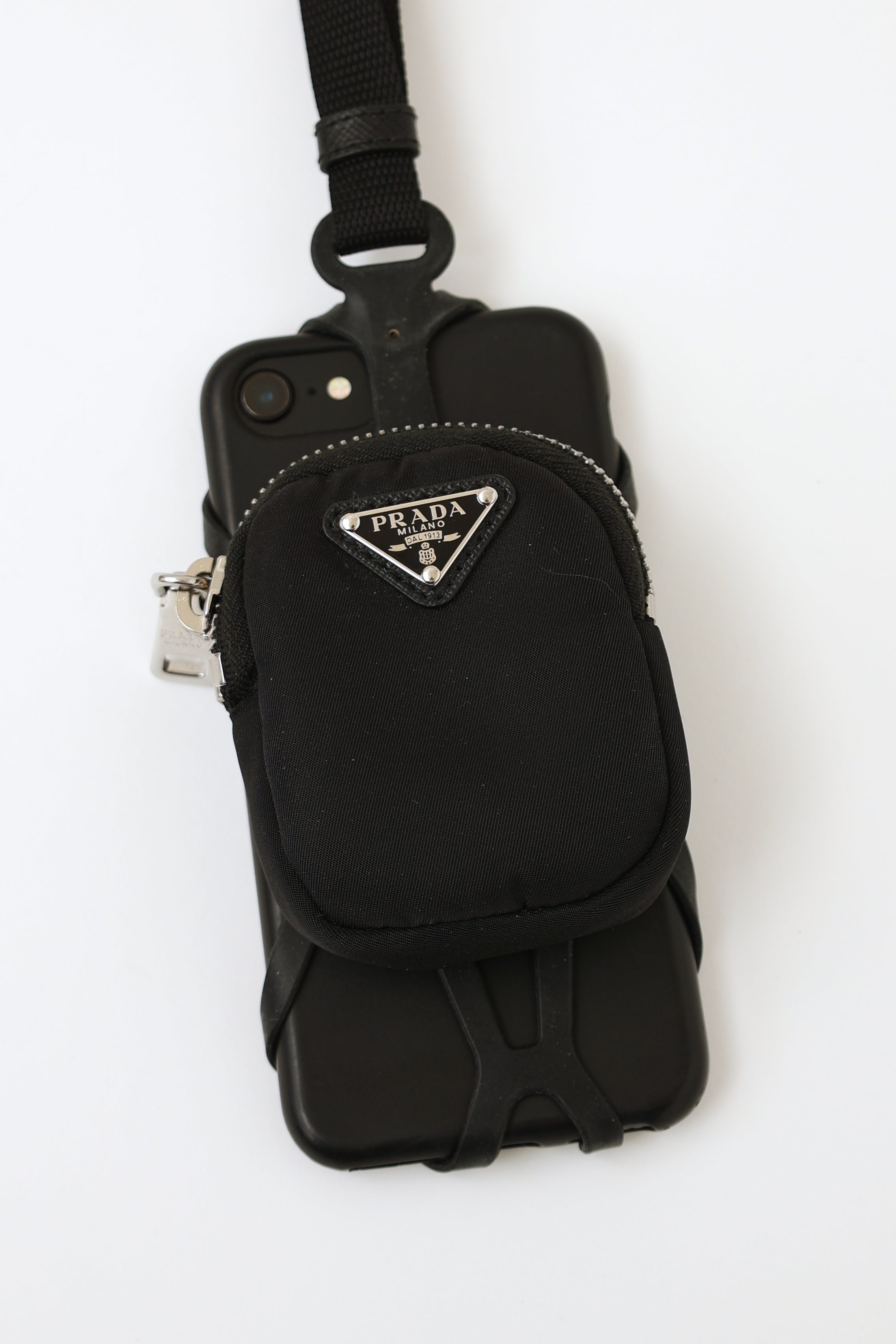 Prada Re-Nylon Smartphone Case - Black