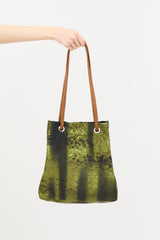 Prada Nylon Printed Shoulder Bag