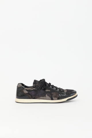 Prada Nylon Printed Sneaker