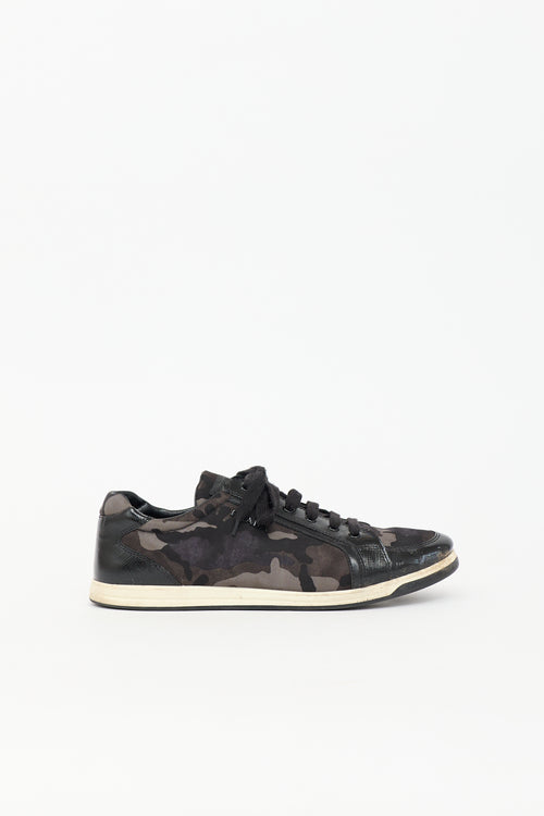 Prada Nylon Printed Sneaker