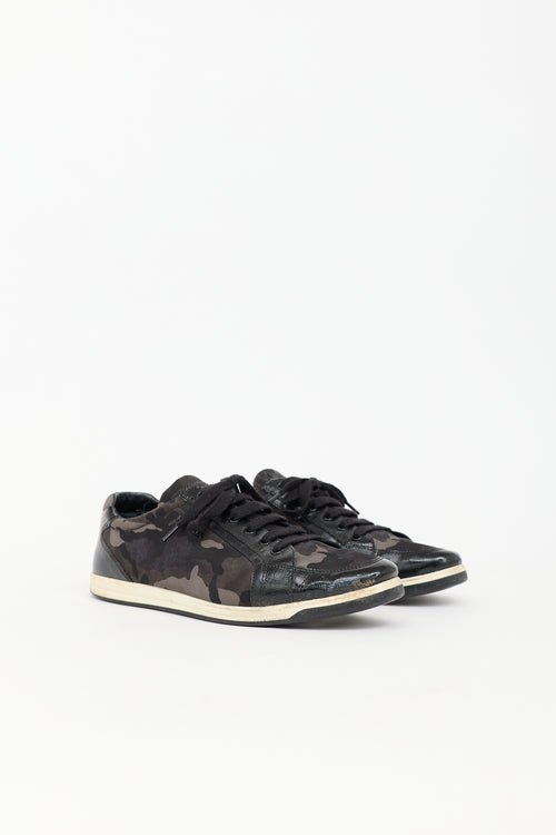 Prada Nylon Printed Sneaker