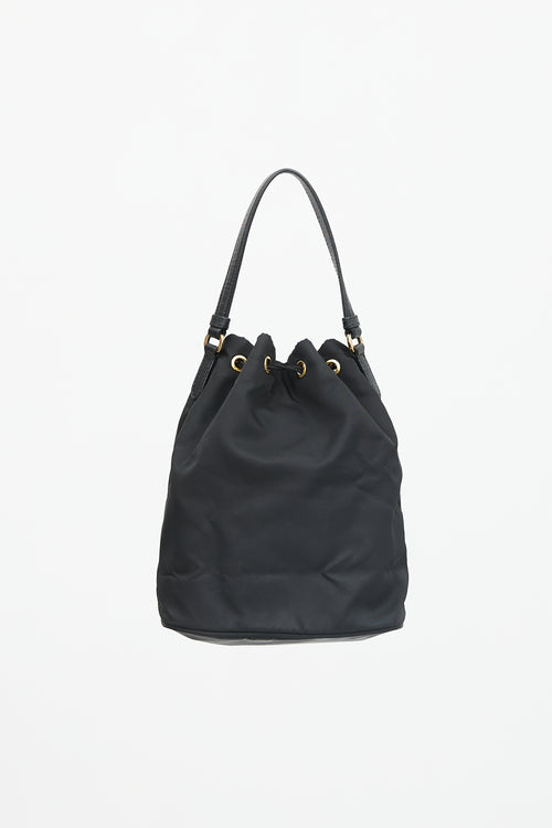 Prada Nylon Small Duet Bucket Bag