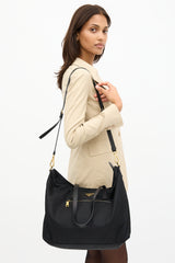Prada Nylon Two Way Tote Bag