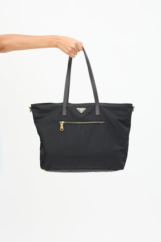 Prada Nylon Two Way Tote Bag