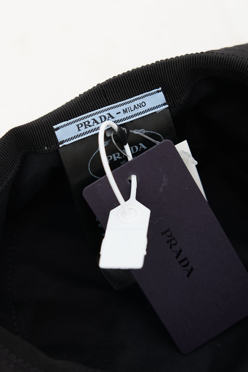 Prada Nylon Logo Bucket Hat