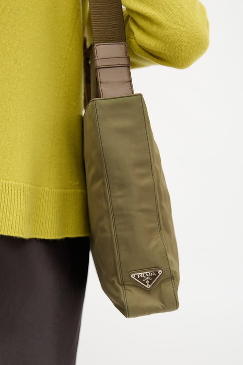 Prada Nylon Messenger Bag