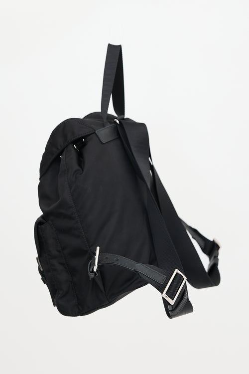 Prada Nylon & Saffiano Leather Small Backpack