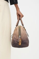 Prada Ombre Leather Bowling Bag