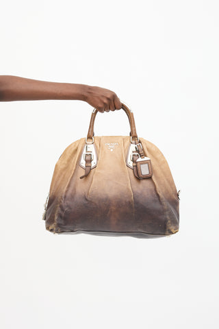 Prada Ombre Leather Satchel Bag