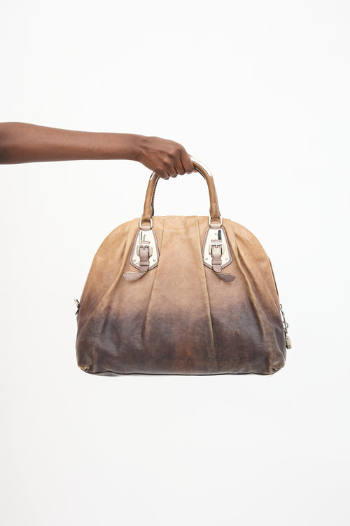 Prada Ombre Leather Satchel Bag