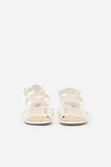 Prada PVC & Patent Sandal