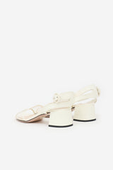 Prada PVC & Patent Sandal