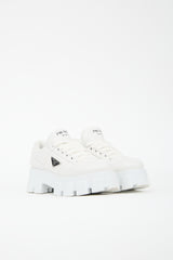 Prada Padded Leather Monolith Sneaker