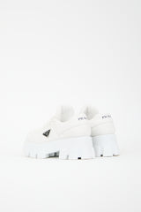 Prada Padded Leather Monolith Sneaker