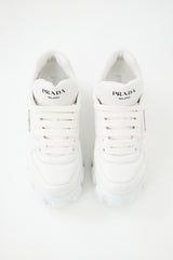 Prada Padded Leather Monolith Sneaker